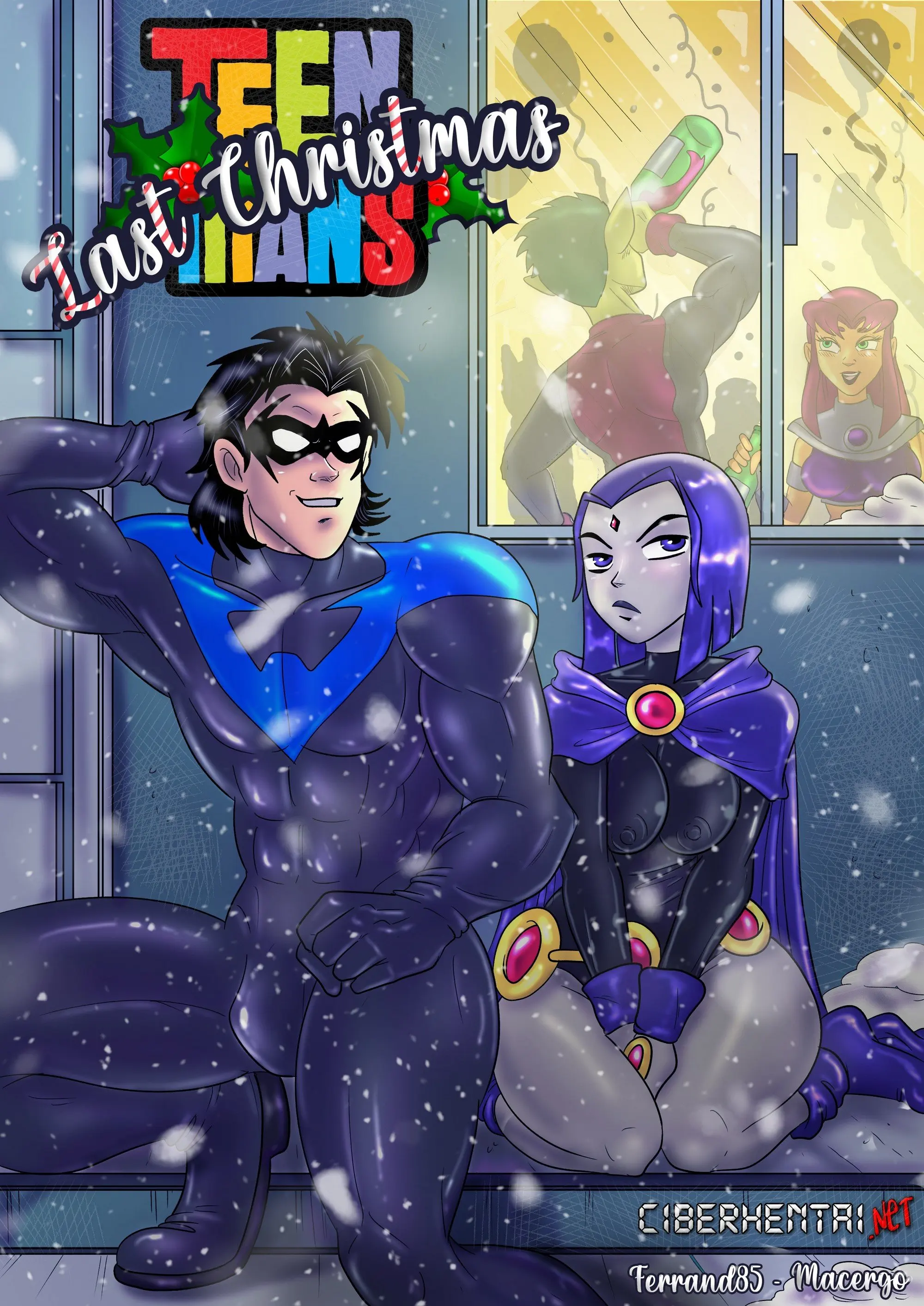 Navidades Entre Nightwing Y Raven [Español] - Comic Porno | Comiqueta XXX