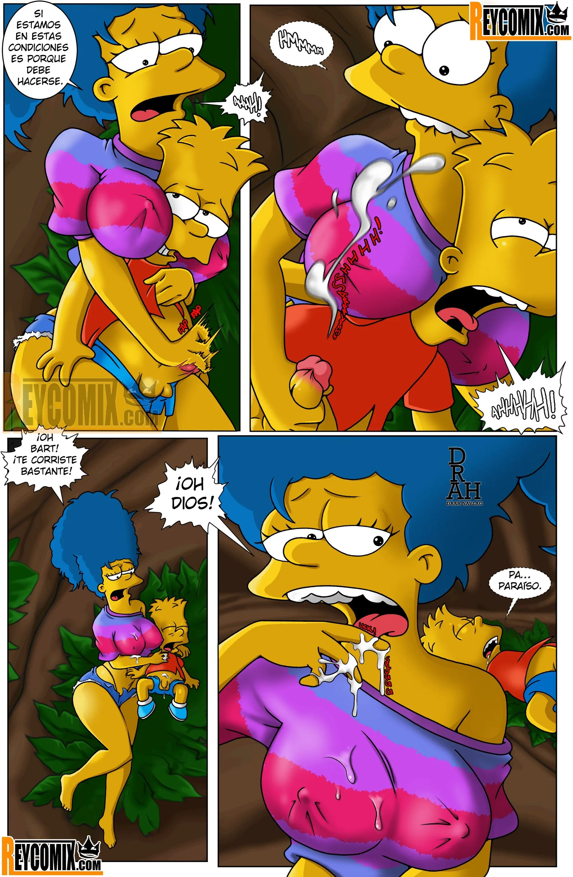 Los Simpson: Paraiso [DrahNavlag] [Español] - Comic Porno | Comiqueta XXX