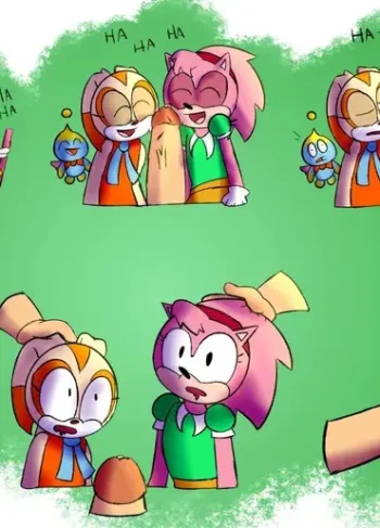 Classic Amy Rose And Cream The Rabbit [Anonymous Artist]